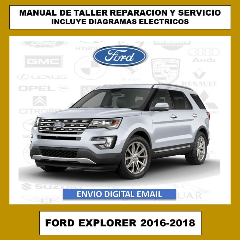 Manual de Taller, Reparación y Servicio Ford Ford Explorer 2016-2018