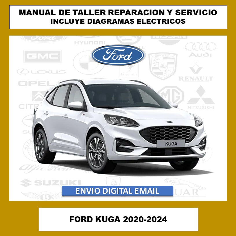 Manual de Taller, Reparacion y Servicio Ford Escape Kuga 2020-2024
