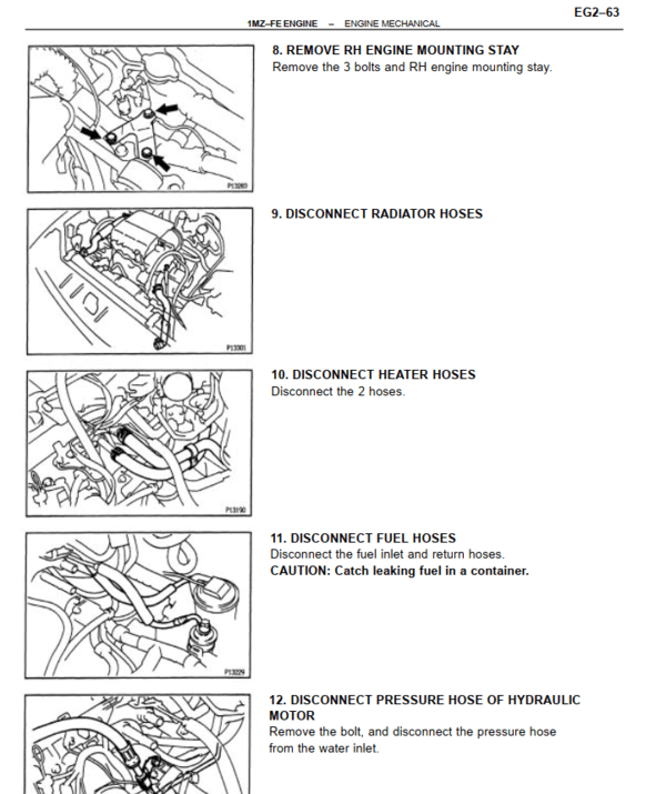 Manual de Reparacion y Servicio Toyota Camry 1997-2001