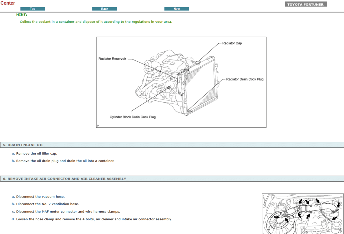 Manual de Reparacion y Servicio Toyota Fortuner 2012