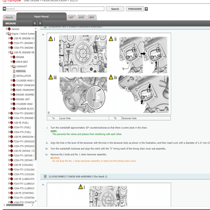 Manual de taller Toyota Land Cruiser J300 2021-2022: la guía definitiva para reparaciones mecánicas profesionales.