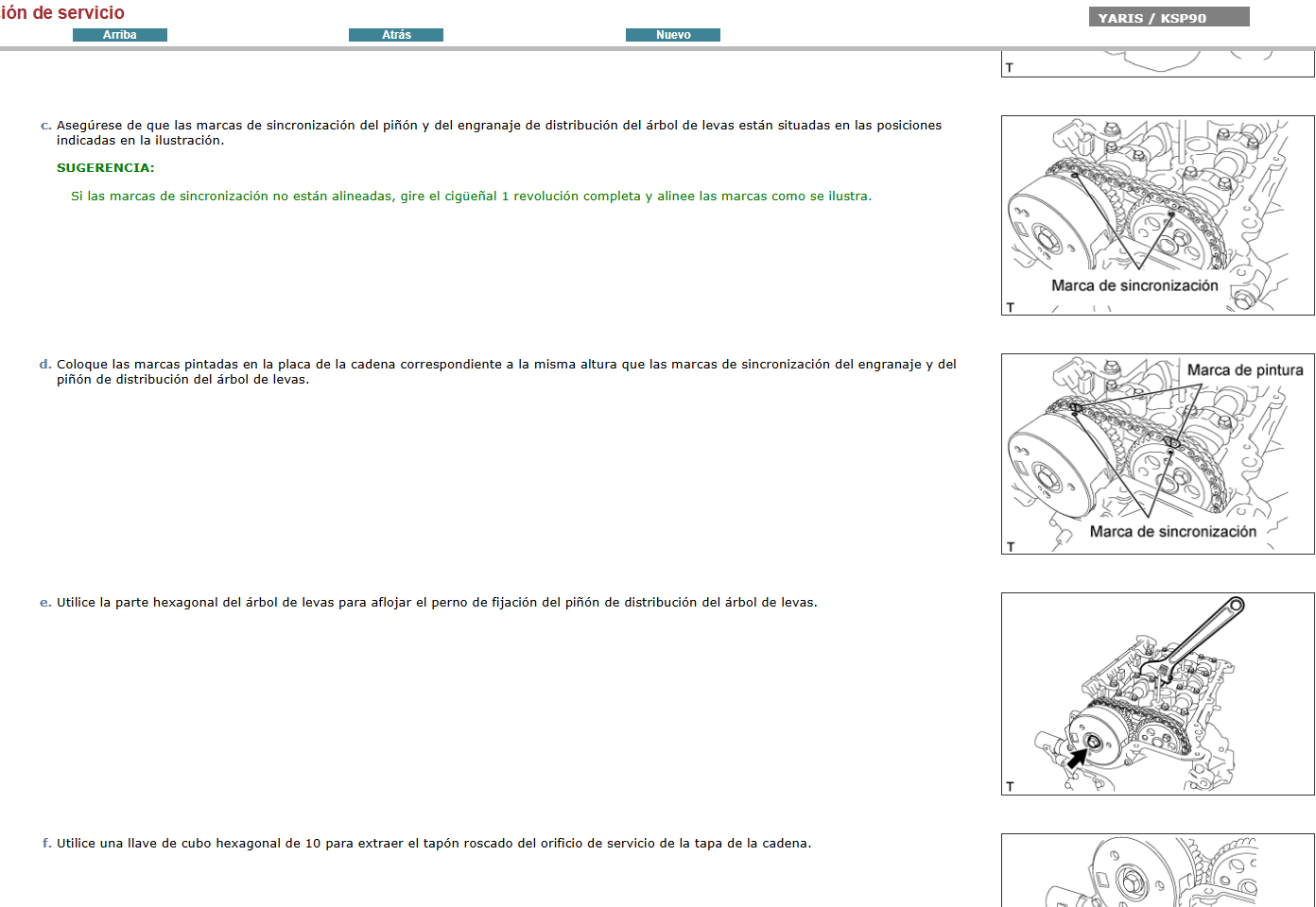 Manual de Taller, Reparacion y Servicio Toyota Yaris 2006-2013 NCP90 Español