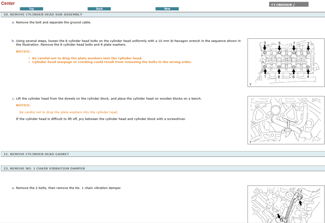 Manual de Reparacion y Servicio Toyota FJ Cruiser 2007-2012 (HTML)