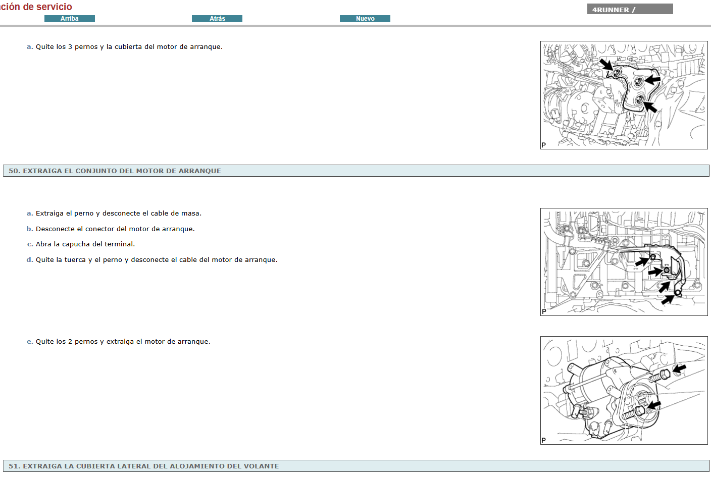Manual de Taller, Reparación y Servicio Toyota 4Runner 2011 Español