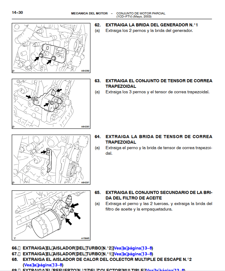 Manual de Taller, Reparación y Servicio Toyota Corolla 2003-2008 Español