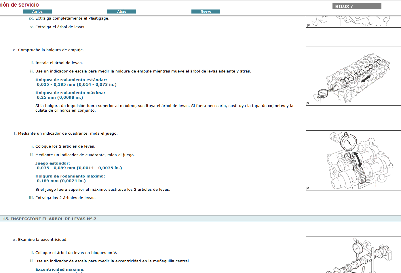 Manual de Taller, Reparacion y Servicio Toyota Hilux 2005-2012 Español