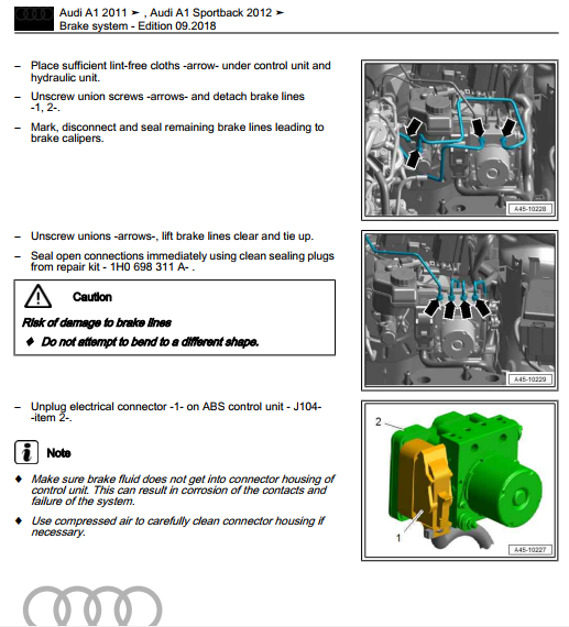 Manual de Taller, Reparación y Servicio Audi A1 (8X) 2010-2018