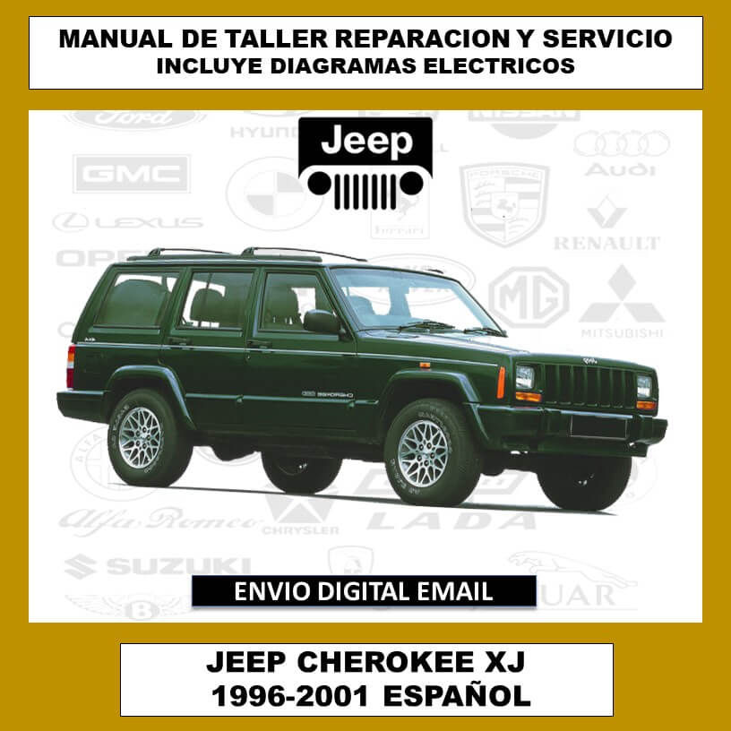 Manual de Taller, Reparación y Servicio Jeep Cherokee XJ 1996-2001 Español