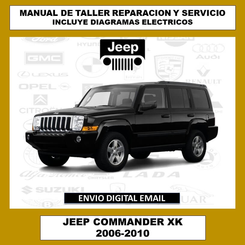Manual de Taller, Reparación y Servicio Jeep Commander XK 2006-2010