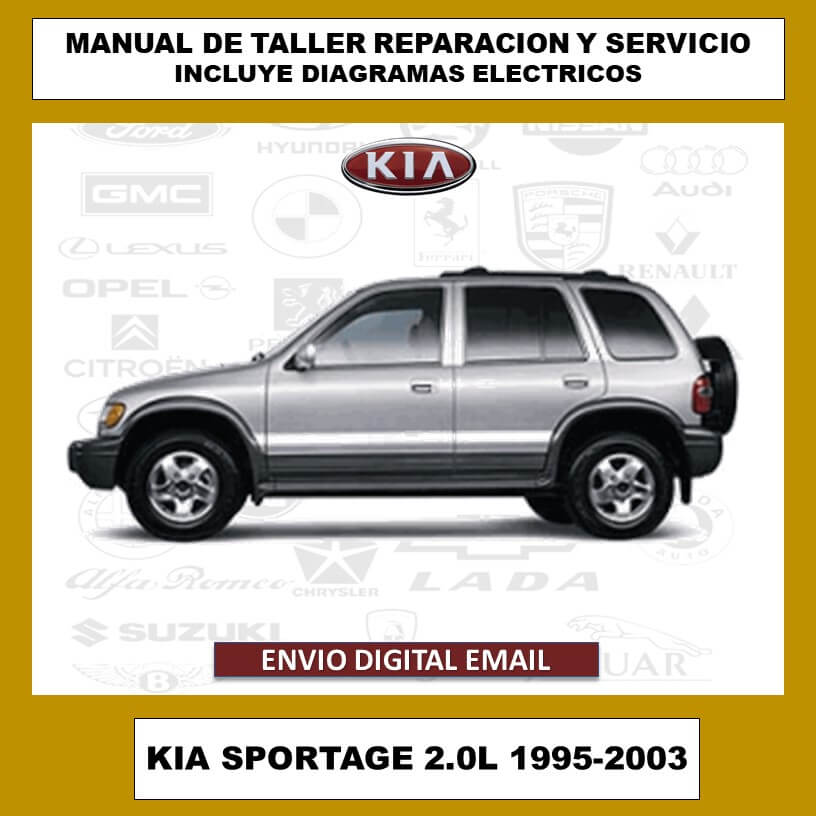 Manual de Taller, Reparación y Servicio Kia Sportage 2.0L FE 1995-2003