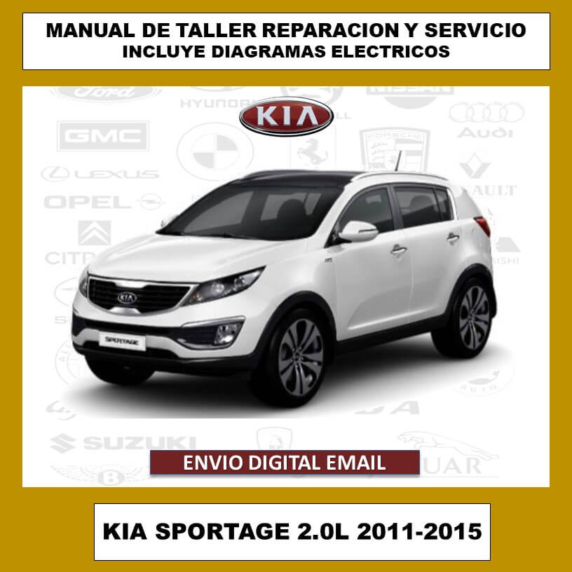 Manual de Taller, Reparación y Servicio Kia Sportage 2.0L 2011-2015 Español