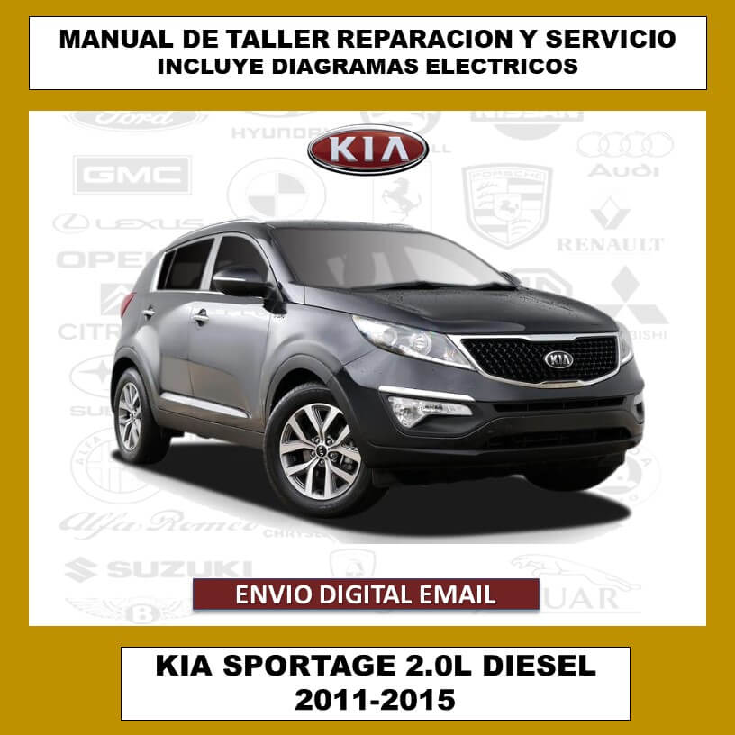 Manual de Taller, Reparación y Servicio Kia Sportage 2.0L CRDI 2011-2015 Español