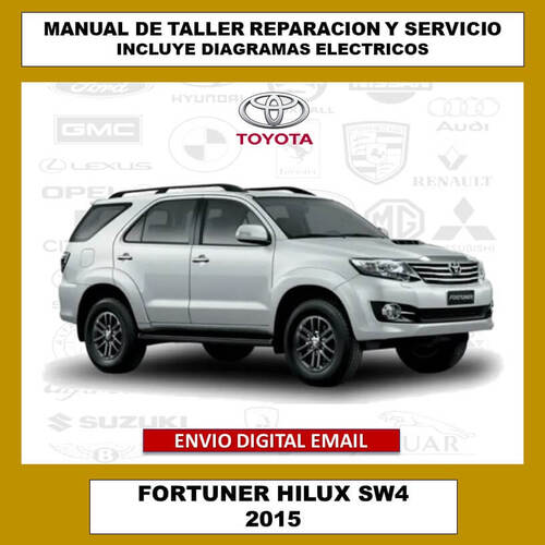 Manual de Reparacion y Servicio Toyota Fortuner Hilux SW4 2015