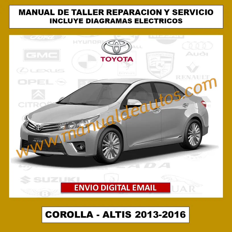 Manual de Taller Toyota Corolla Altis 2013-2016