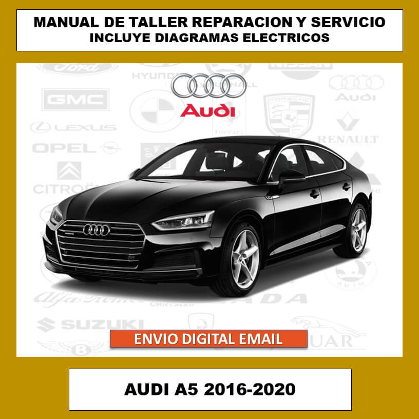 Manual de Taller, Reparación y Servicio Audi A5 2016-2020