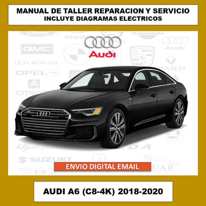 Manual de Taller, Reparación y Servicio Audi A6 (C8-4K) 2018-2020