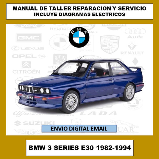 Manual de Taller, Reparación y Servicio BMW 3 Series E30 1982-1994