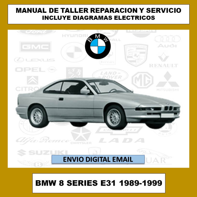 Manual de Taller, Reparación y Servicio BMW 8 Series E31 1989-1999