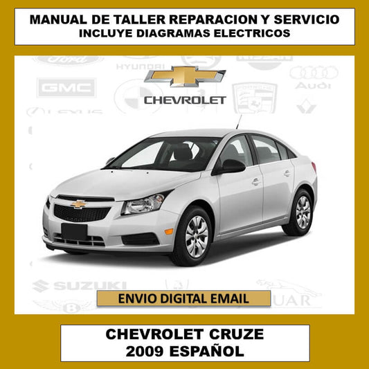 Manual de Taller, Reparación y Servicio Chevolet Cruze 2009 Español