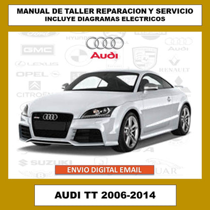 Manual de Taller, Reparación y Servicio Audi TT 2006-2014