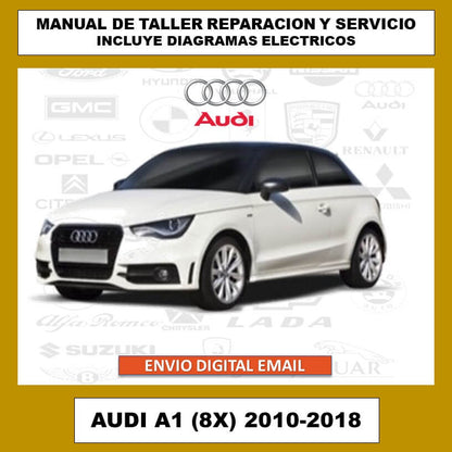 Manual de Taller, Reparación y Servicio Audi A1 (8X) 2010-2018