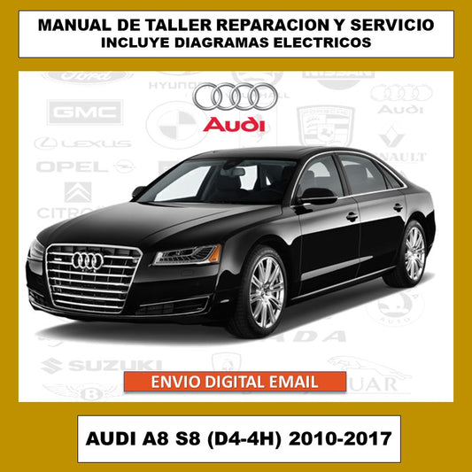 Manual de Taller, Reparación y Servicio Audi A8 S8 (D4-4H) 2010-2017