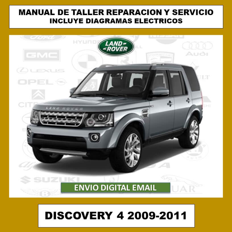 Manual de Taller, Reparación y Servicio Land Rover Discovery 4 2009-2011