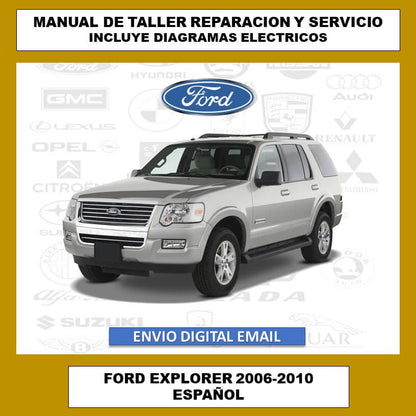 Manual de Taller, Reparación y Servicio Ford Explorer 2006-2010 Español