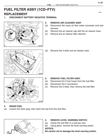 Manual de Reparacion y Servicio Toyota Corolla Verso 2003-2009