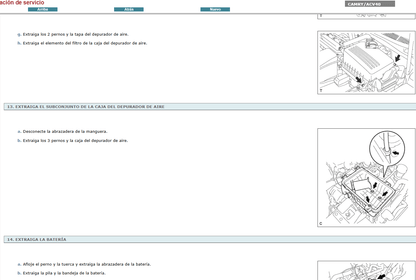 Manual de Taller, Reparación y Servicio Toyota Camry ACV40 2007 Español