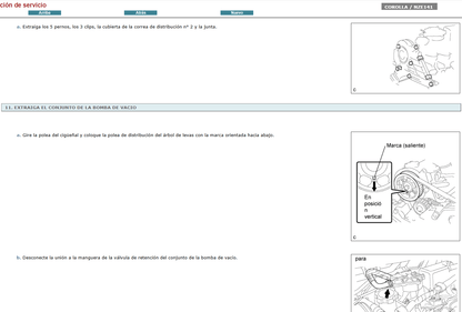 Manual de Taller, Reparación y Servicio Toyota Corolla 2008 Español