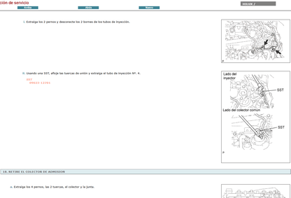 Manual de Taller, Reparacion y Servicio Toyota Hilux 2005-2012 Español
