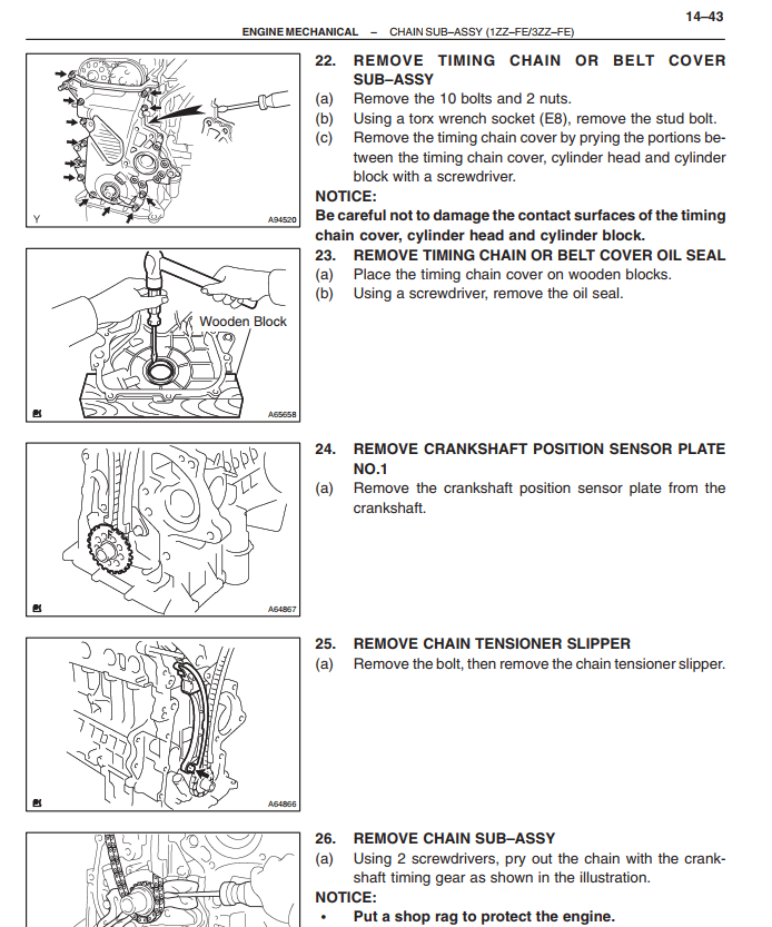 Manual de Reparacion y Servicio Toyota Corolla Verso 2003-2009