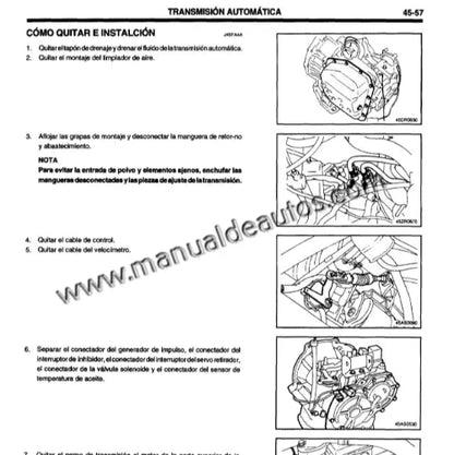 Manual de Taller, Reparación y Servicio Hyundai Accent 1995-1999 Español