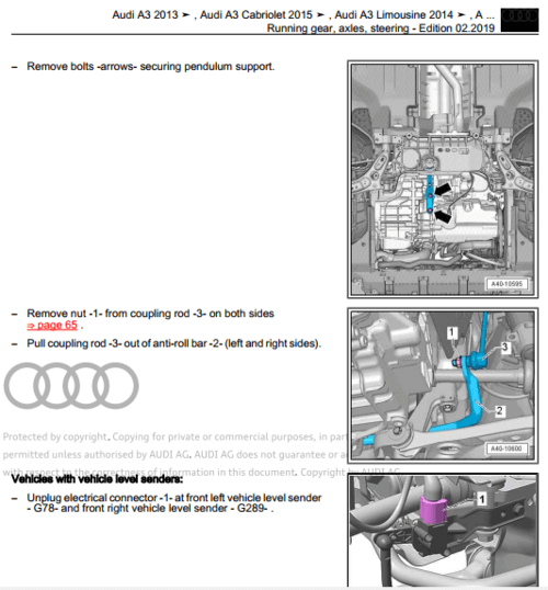 Manual de Taller, Reparación y Servicio Audi A3 (8V) 2013-2020