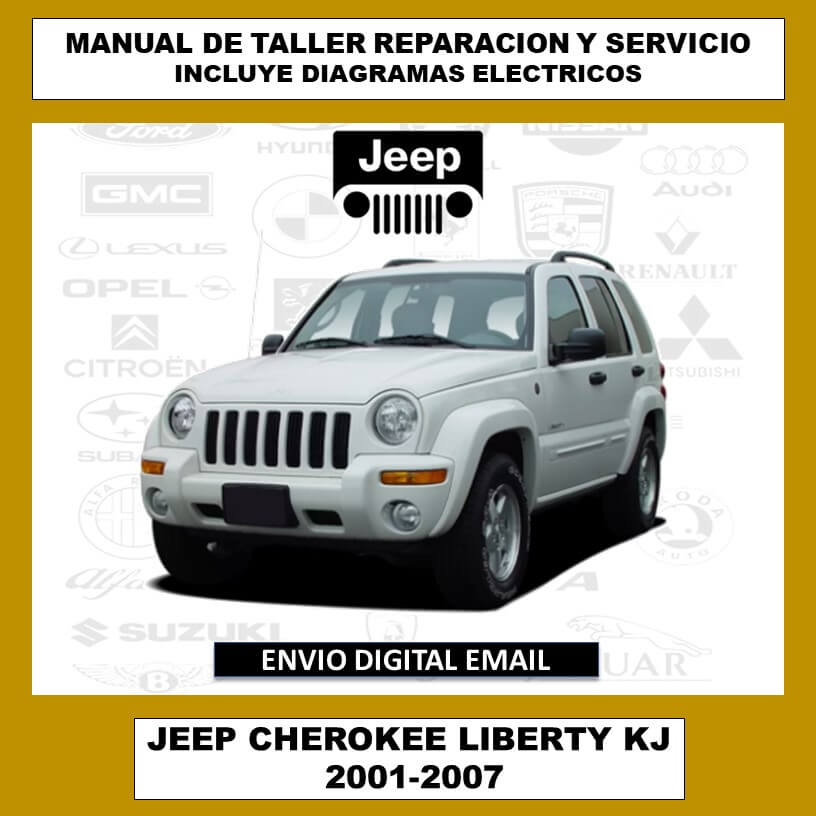 Manual de Taller, Reparación y Servicio Jeep Cherokee Liberty KJ 2001-2007