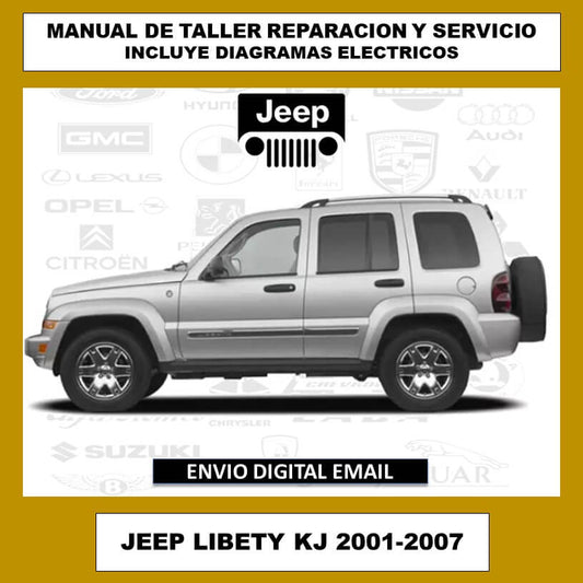 Manual de Taller, Reparación y Servicio Jeep Cherokee Liberty KJ 2001-2007 Español