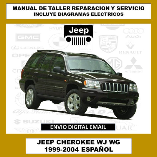 Manual de Taller, Reparación y Servicio Jeep Grand Cherokee WJ WG 1999-2004 Español