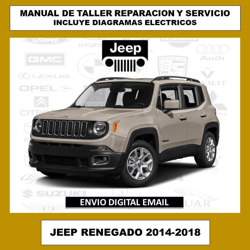 Manual de Taller, Reparación y Servicio Jeep Renegade 2014-2018