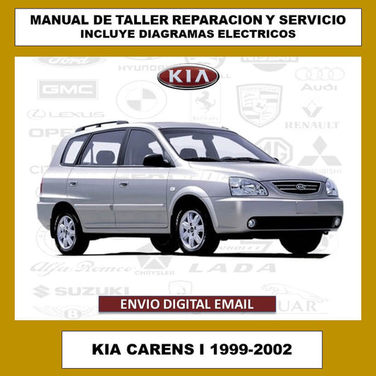 Manual de Taller, Reparación y Servicio Kia Carens 1999-2002