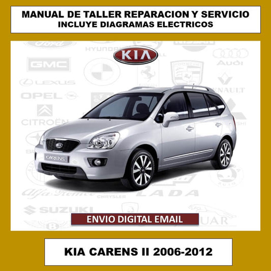 Manual de Taller, Reparación y Servicio Kia Carens 2006-2012