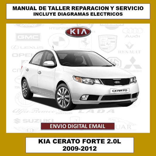 Manual de Taller, Reparacion y Servicio Kia Cerato Forte 2.0L 2009-2012