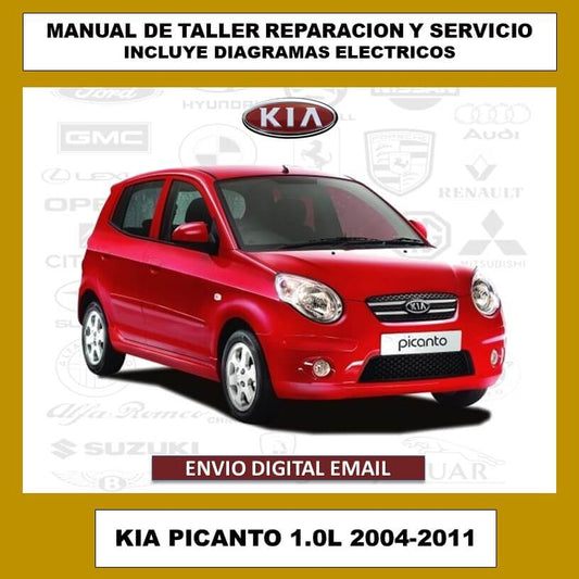 Manual de Taller, Reparación y Servicio Kia Picanto 1.0L 2004-2011