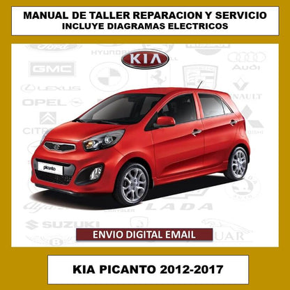 Manual de Taller, Reparación y Servicio Kia Picanto 2012-2017