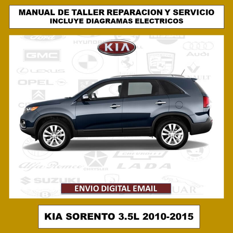 Manual de Taller, Reparación y Servicio Kia Sorento 3.5L 2010-2015