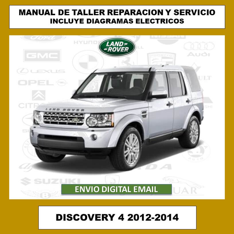 Manual de Taller, Reparación y Servicio Land Rover Discovery 4 2012-2014