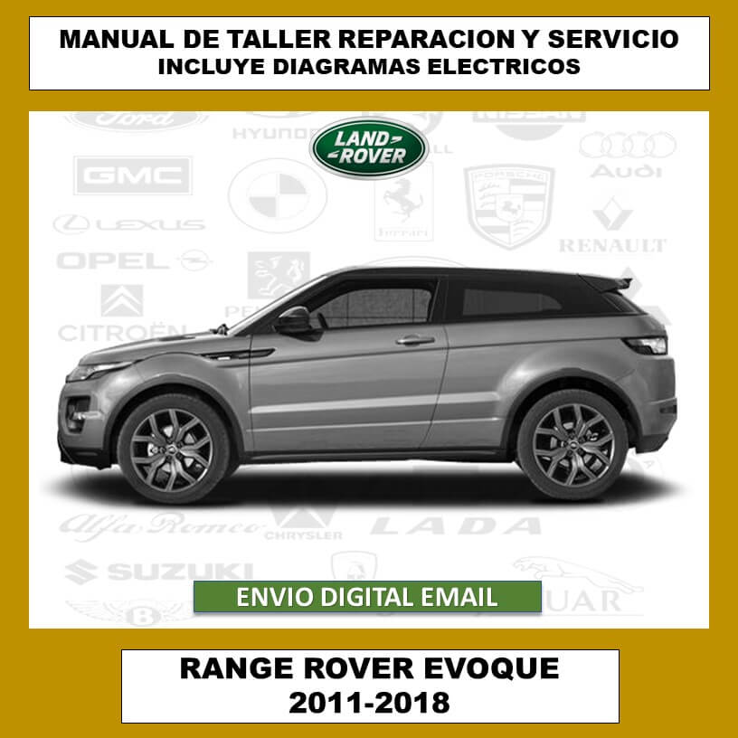 Manual de Taller Land Rover Range Rover Evoque 2011-2018 – Manual de Autos