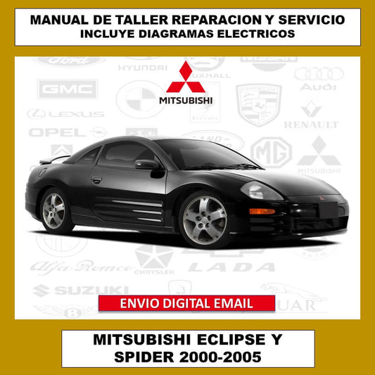 Manual de Taller, Reparación y Servicio Mitsubishi Eclipse y Spyder 2000-2005