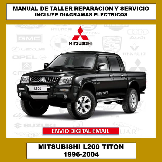 Manual de Taller, Reparación y Servicio Mitsubishi L200 Triton 1996-2004 Español