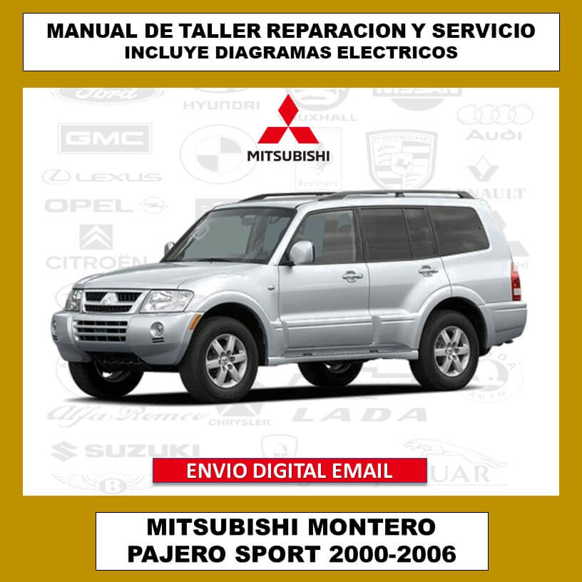 Manual de Taller, Reparación y Servicio Mitsubishi Montero Pajero Sport 2000-2006 Español